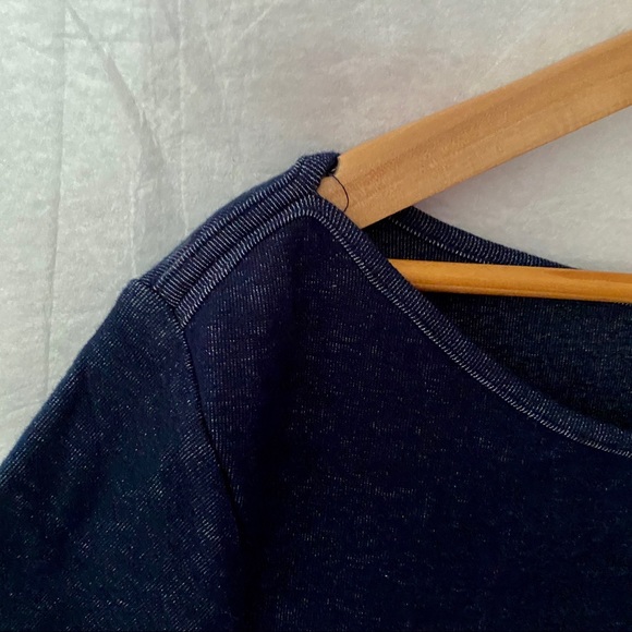 Old Navy Navy Dress Figure Flattering Scoop - Picture 4 of 5